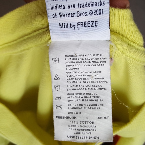 Loony Tunes Graphic Tee in Yellow - Picture 4 of 4